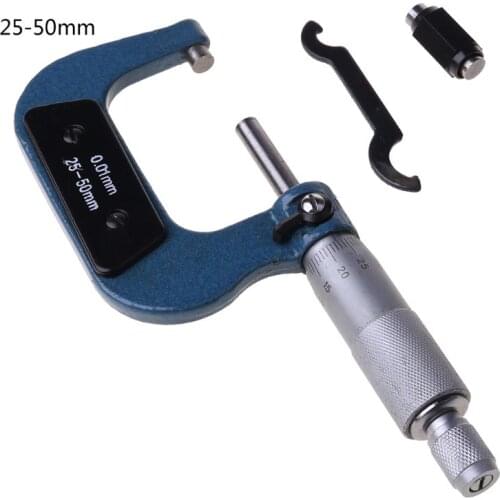 Micrometer 25-50/50-75/75-100mm Metric Carbide Gauge Standards Caliper U1JB