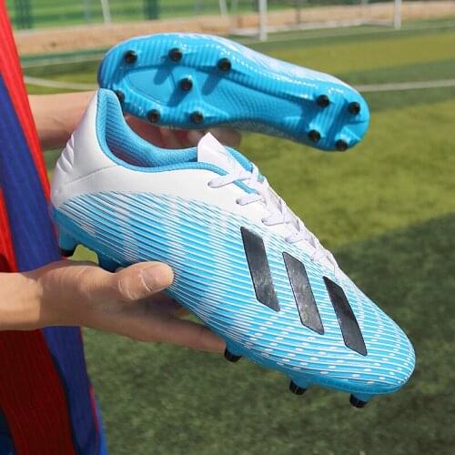Indoor football shoes mens sports shoes football shoes lawn football shoes spikes training sports futsal shoes