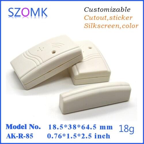1 pcs, szomk diy plastic electronic junction housing 18.5*38*64.5mm electronic project box small plastic instrument enclosure
