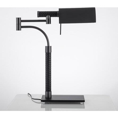 Modern led crystal table lamp clear lamp e27 table lamp glass cover table full spectrum desk lamp desk light clamp dining room