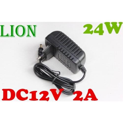 Adapter 24w AC100-240V to12V2A Transformer dc 5.5*2.5mm Converter Switching Power Supply 2000ma For LED Strip Light EU/US Plug