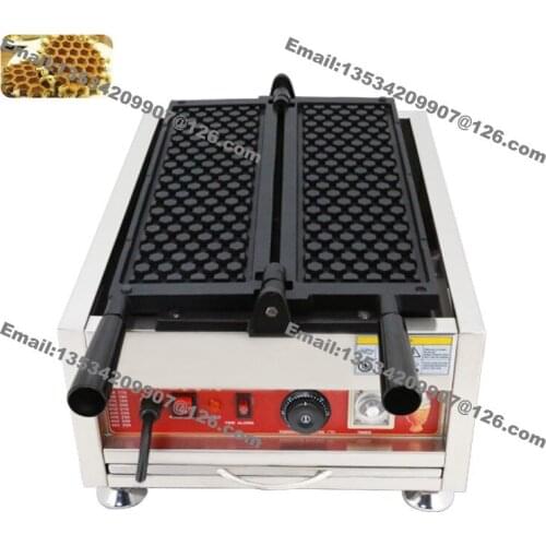 Free Shipping Turnable Commercial Use Nonstick 110v 220v Electric Honeycomb Waffle Baker Maker Iron Machine