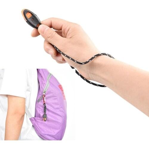 Safety Whistle with Clip Whistles Training Whistle Outdoor Hiking For Camping Survival Keychain Sport Emergency Wh Survival Q9F5