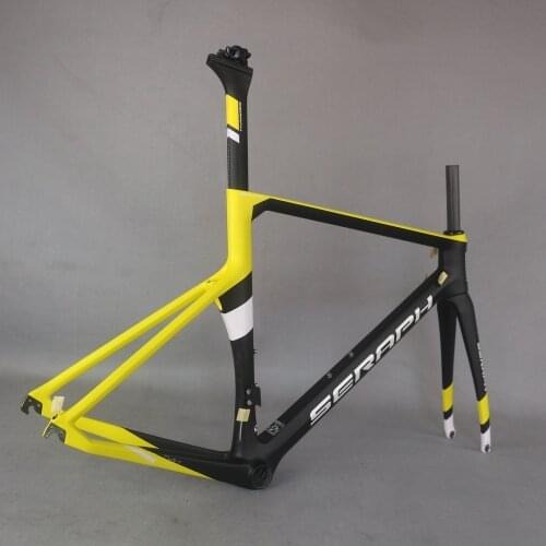 Seraph Brand Hight Modulus Toray T800 Carbon Fiber Custom Paint BB86 Aero Road Frame TT-X1
