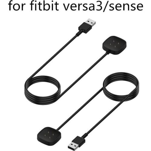 Watch Charging Dock For Fitbit Versa 3 Fitbit Sense Smart Watch Charger Base Station Portable USB Watch Charger Cable Adapter