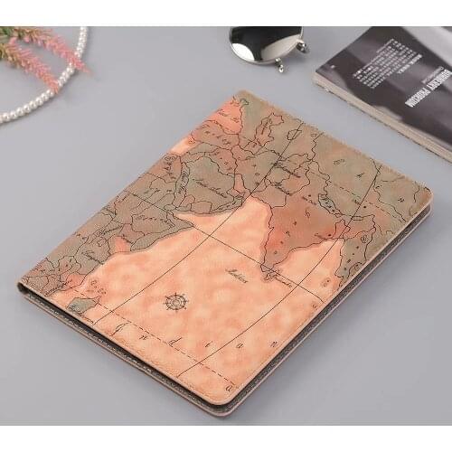 Print Map Coque For Huawei Mediapad T5 10.1 AGS2-L09-W09-L03 Case Card Slot Leather PU Stand Flip Cover For Huawei T5 10.1 Case