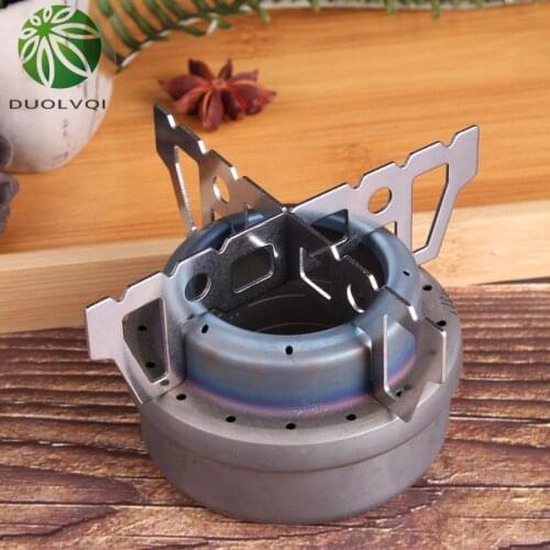 Duolvqi Stainless Steel Alcohol Stove Holder Kitchen Alcohol Stove Support Stand Cross Stove Stand Outdoor Picnic Cookware