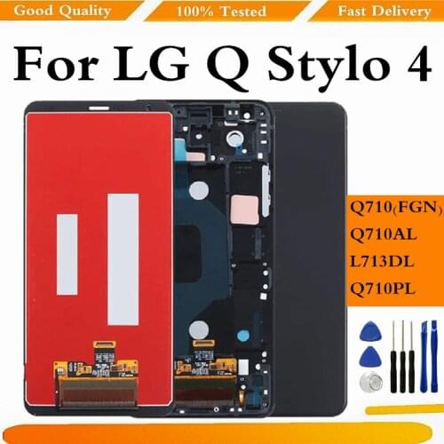 For LG Stylo 4 / Q Stylus Q710 Q710CS Q710MS Q710ULS Q710ULM Q710TS LCD Display Touch Screen Digitizer Assembly Replacement