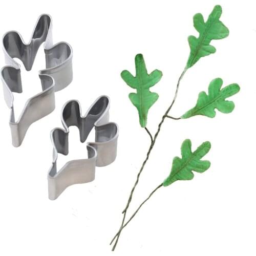 Cookie Cutter Molds Large Leaf Cutter Clay Designer DIY Flower Modelismo Plastilina Poterie Polymorph Mould Tools