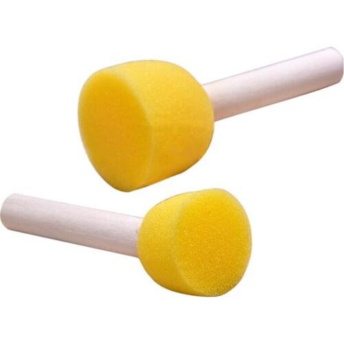 Mayitr 20Pcs DIY Sponge Stencil Brush Dabbers Sponge Tool Furniture Craft Sponge Paint Foam For DIY Craft Supplies