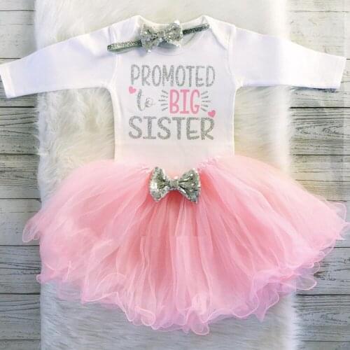 Customize Big Sister Announcement Outfit ,Personalize Onesies Tutu Set,Cake Smash