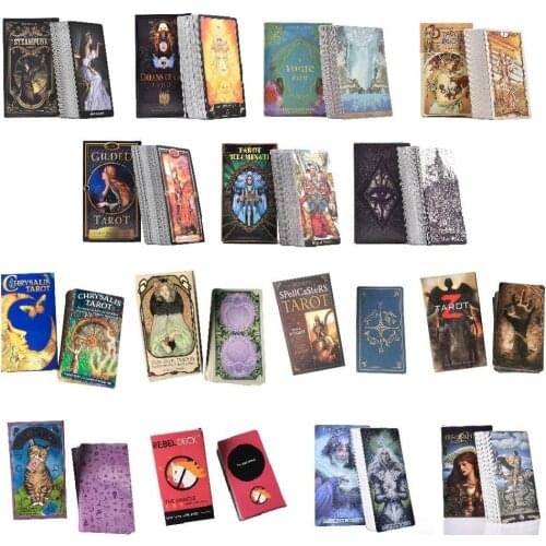 Tarot Cards Oracle Guidance Divination Fate Tarot Deck Board Games English For Family Gift Party Playing Card Game Entertainment