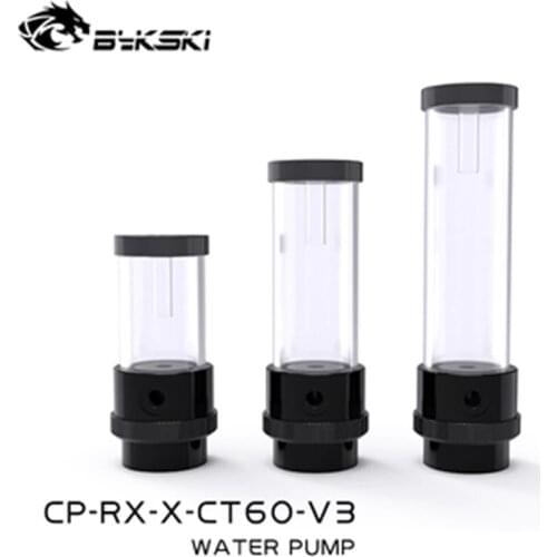 Bykski AIO Combo DDC Pump Box + Reservoir 3900RPM /Flow Lift 4 Meter 750L/H,Water Cylinder POM Tank 100/150/200 CP-RX-X-CT60-V3