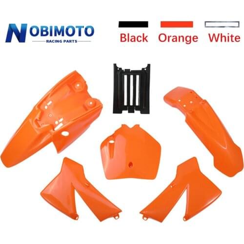 3 color Motorcycle Body Fender Kit For 50 SX 50CC 50 50SX Mini Adventure Junior Adventur 2003-2008 Dirt Bike Pit Bike