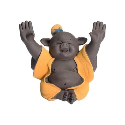 Creative Ceramics Indoor Purple Sand Tea Pet Decoration Boutique Kung Fu Tea Play Tea Ceremony Accessories Creative Teaware