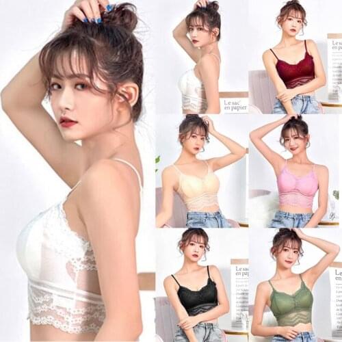 Lace Beautiful Back Tube Top Cross Adjustable Suspender Underwear All-Match Bottoming Vest One Size