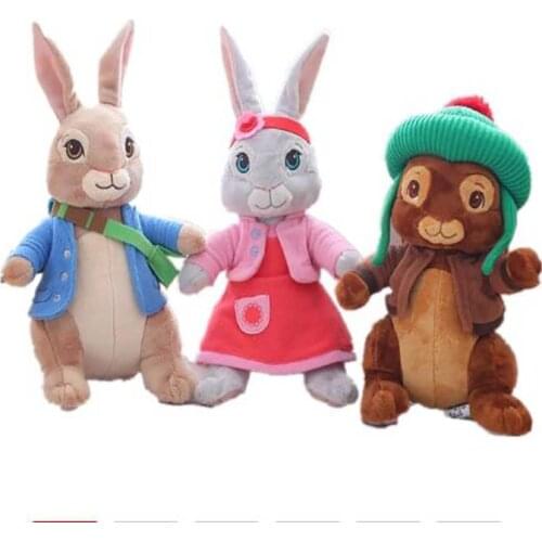 New Petering Lily Ben Rabbit Plush Toys Cartoon Animal Soft Stuffed Dolls For Kid Birthday Christmas Gift