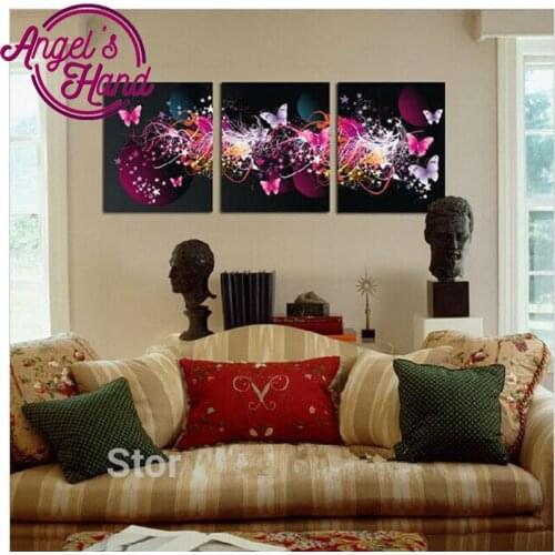 New Arrival DIY 5D Diamond Painting Butterfly Diamonds Cross Stitch Phoenix Crystal square Rhinestone Embroidery Beadwork Kits