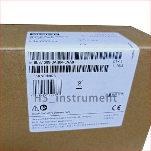 New Original Simens PLC 6ES7288-3AR04-0AA0 EM AR04 Module