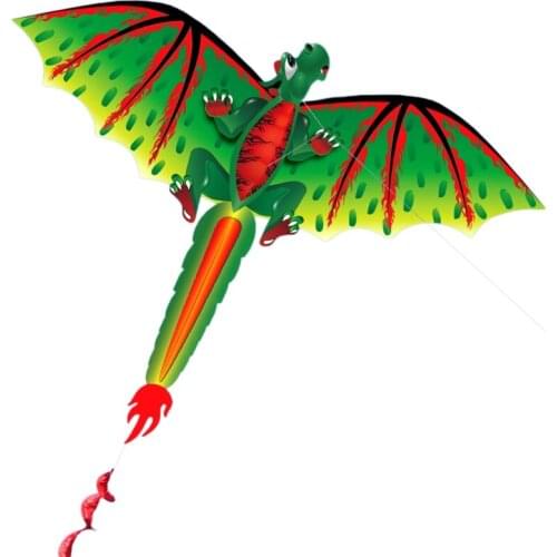 3D Large Soft Dinosaur Shape Beach Kites with Line Reel Frameless Entertainment Sports Kids Gifts Family Outdoor Holiday J60B