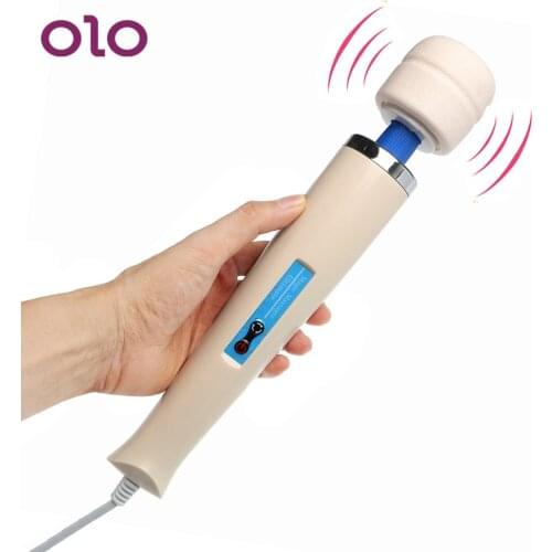 OLO Big Size Vibrator AV Stick 30 Speed Powerful Magic Wand G-spot Massager Clitoris Stimulator Erotic Toys Sex Toys for Women