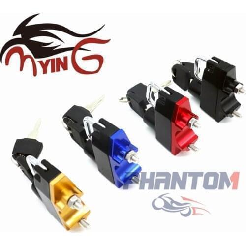 Helmet Lock For KAWASAKI Z125 Z250 Z300 NINJA 400/500R/650/650R/1000/300/250 Motorcycle Accessories Handlebar Bar Clamp CNC