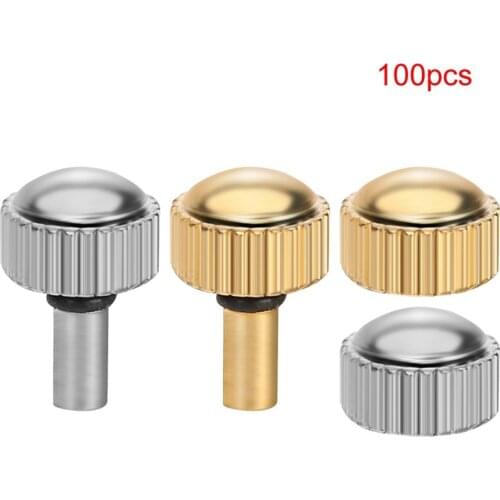 100pcs/lot Replacement Screw Tube Watch For Quartz Watch Accessories Gold Silver Colour Watch Crown Parts Set Watch Repair Tool