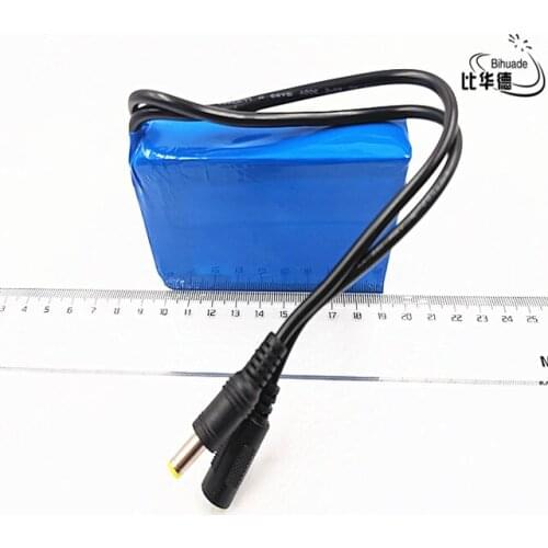 1pcs/lot 12V 5000mah lithium battery Rechargeable DC battery polymer batteria For monitor motor LED light outdoor spare Battery
