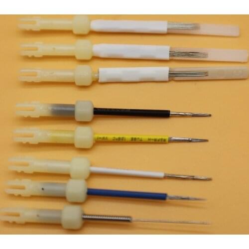 100Pcs Mosaic Tattoo Needle Mixed Size 1R 2R 3R 5R 7R 3F 4F 6F For BioTouch Mosaic Tattoo Machine Permanent Makeup Eyebrow Lip