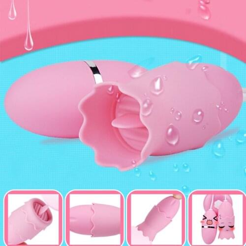 12 Speed Tongue Vibrator Clitoris Licking Stimulator Nipple Sucker Breast Enlarge Massager Sex Toys for Woman Masturbator