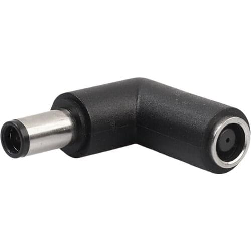 7.4x5.0 Straight head to 7.4x5.0 elbow DC Power Charger Adapter Converter Connector for DELL HP 7.4X5.0 to 7.4X5.0mm