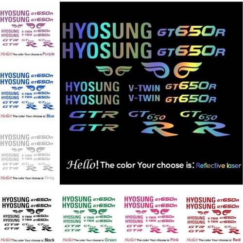Free shipping HYOSUNG GT Sticker Voiture Motorcycle Sticker Fuel Tank Decal Art Body Sticker Waterproof