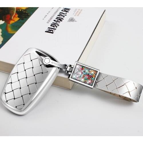 Car Key Case FOB For Hyundai Solaris Accent Elantra ix35 ix45 Santa Fe/Equus/Azera/Genesis L110 Keychain Holder Protector Cover