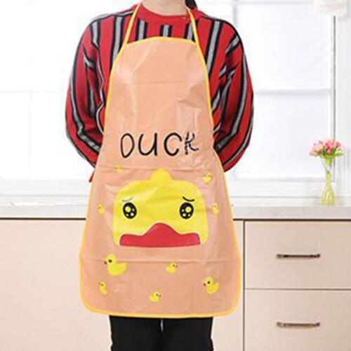 Duck Printing Kids Aprons BBQ Apron For Women Cooking Baking Restaurant Apron Kitchen Accessories Home Cleaning Tools