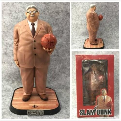 Slam Dunk Action Figure coach Anzai Sensei PVC SlamDunk Figure Statue Collectible Model Toy 21cm