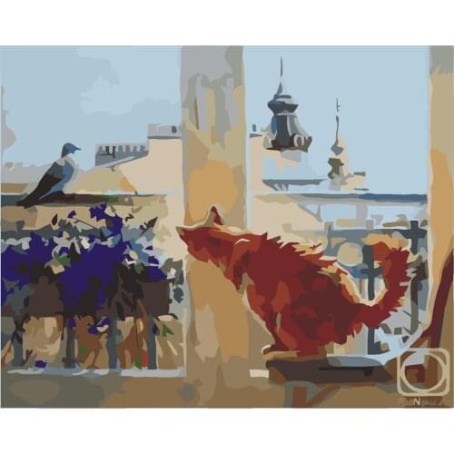 Delicacy Hello Diy Painting By Numbers No Frame Coloring Picture By Number Abstract Impression Art Pictures With Colors