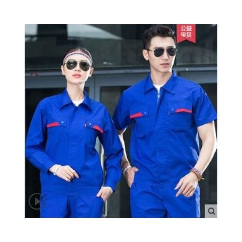 China petroleum and China petrochemical thin section long-sleeved clothes summer short-sleeved summer anti-static overalls