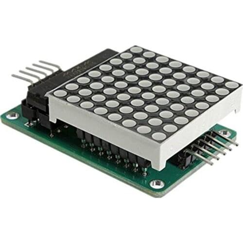 MAX7219 7219 8X8 Red LED Dot Matrix Module MCU Control Controller Display Drive Driver Board DIY Kit For Arduino Common Cathode