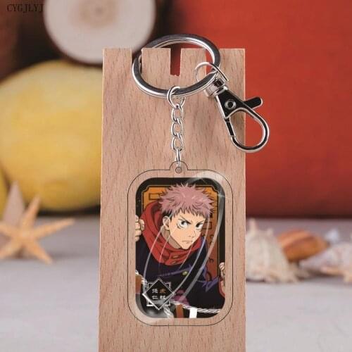 New Fushiguro Megumi Two-sided Acrylic Key Chain Anime Jujutsu Kaisen Yuji Itadori Keychain Jewelry For Men Women Cosplay Props