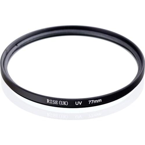 RISE-uk NEW 77mm UV Digital Filter Lens Protector for all 77 mm Canon Nikon DSLR SLR Camera