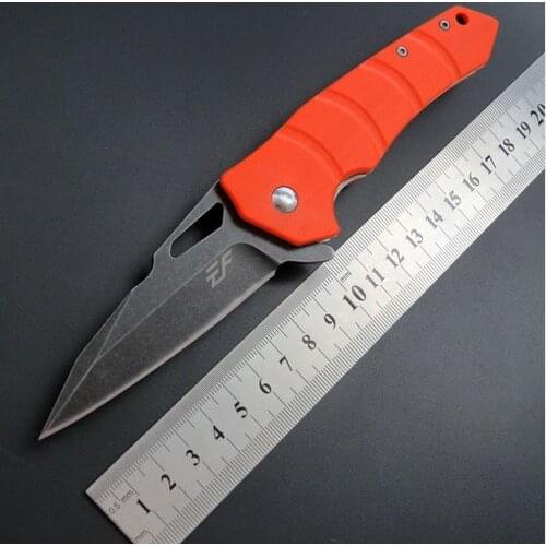New folding knife D2 steel knife + G10 handle outdoor camping hunting fruit knife EDC tool survival knife tactical pocket knife