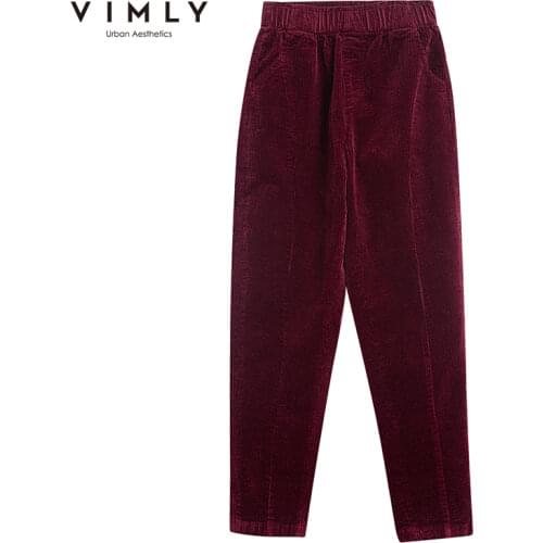 Женские прямые брюки Vimly China At AliExpress