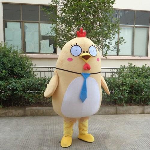 High Quality Chicken cartoon Mascot Costume Halloween Christmas carvinal party Funny Animal Mascot Adult Size customized