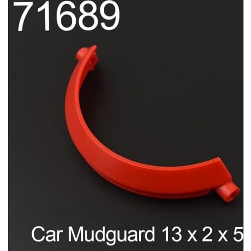 2PCS 71689 High-tech Panel Car Mudguard 13 x 2 x 5 Building Block Bricks Accessories Parts MOC DIY Education Build Toys