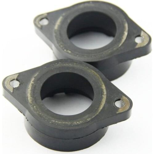 2Pcs Motorcycle Carburettor Interface Adapter Intake Manifold For Yamaha XS650 1975-1977 TX650 447-13555-01-00 447-13565-01-00