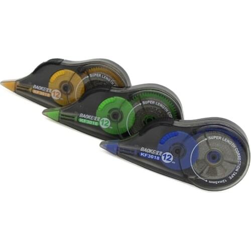 3 Sets of Office School Supplies with Correction Tape for Students Large Capacity 36m