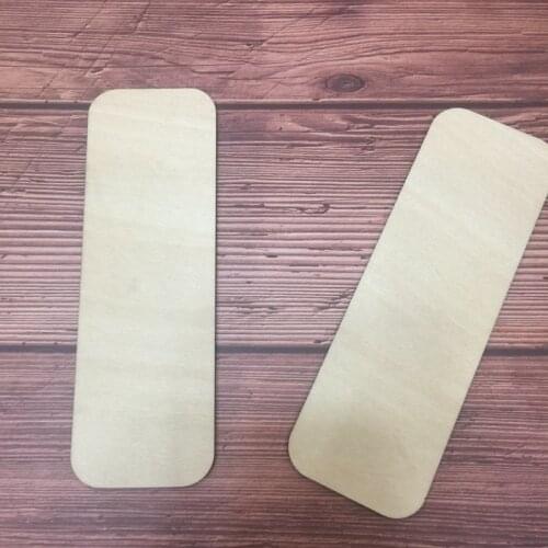 50pcs wood bookmark 150mmx 50mmx3mm Blank Plywood Bookmark Tags Labels diy wood crafts