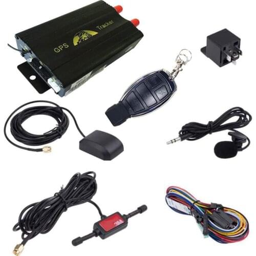 Vehicle Car GPS Tracker 103B GSM Alarm SD Card Slot Anti-Theft Realtime Spy Tracker for GSM GPRS GPS System Tracking Device