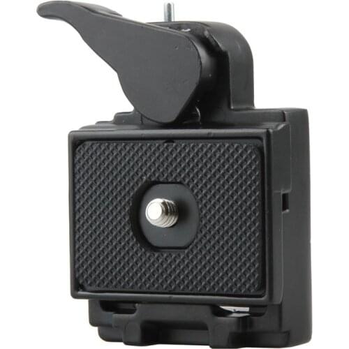 Quick Release Plate Clamp 1/4" Thread mount Adapter Bracket for SLR DSLR Camera Tripod Head