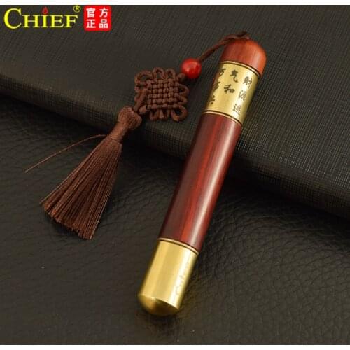 Chief kerosene gasoline Petroleum oil cigarette lighter red sandal wood retro vintage grinding wheel flint smoking igniter gift